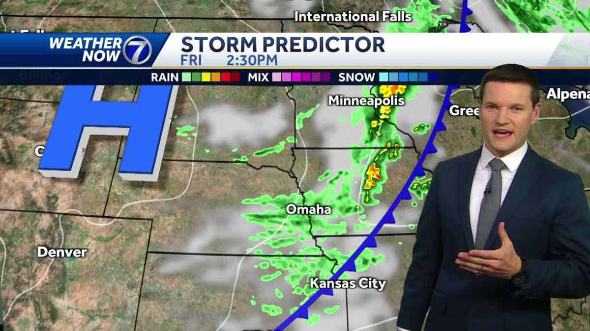 Breezy, more clouds Friday as cold front moves through