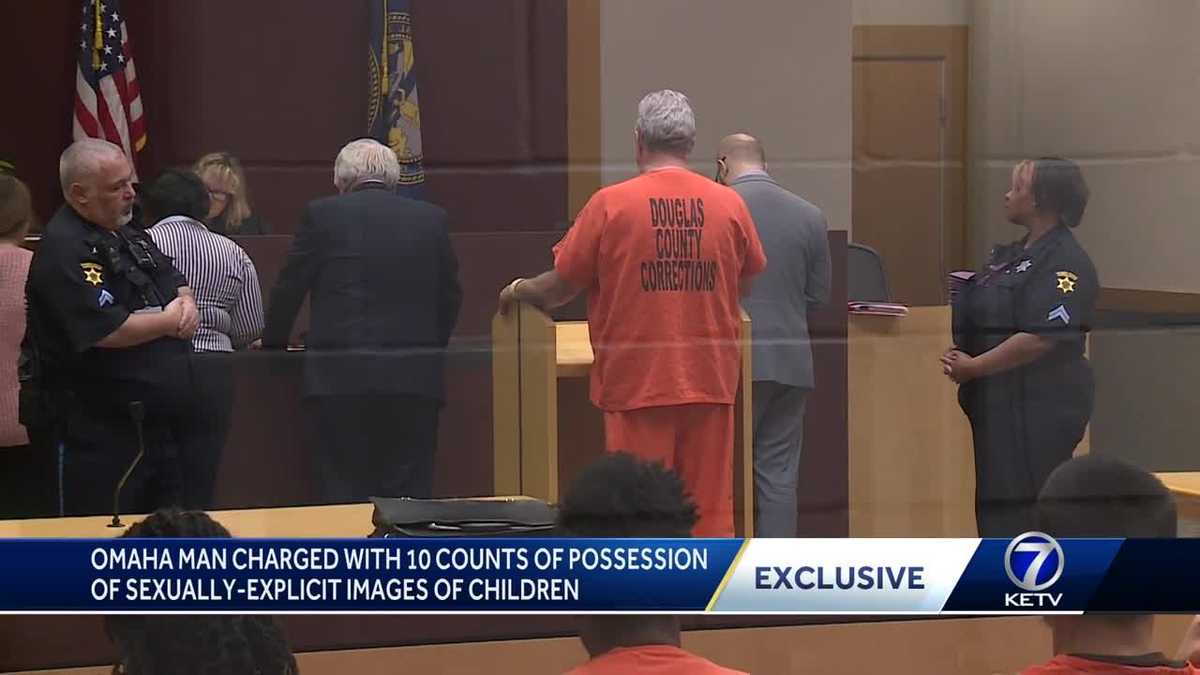 Omaha man charged with 10 counts of possession of sexually explicit