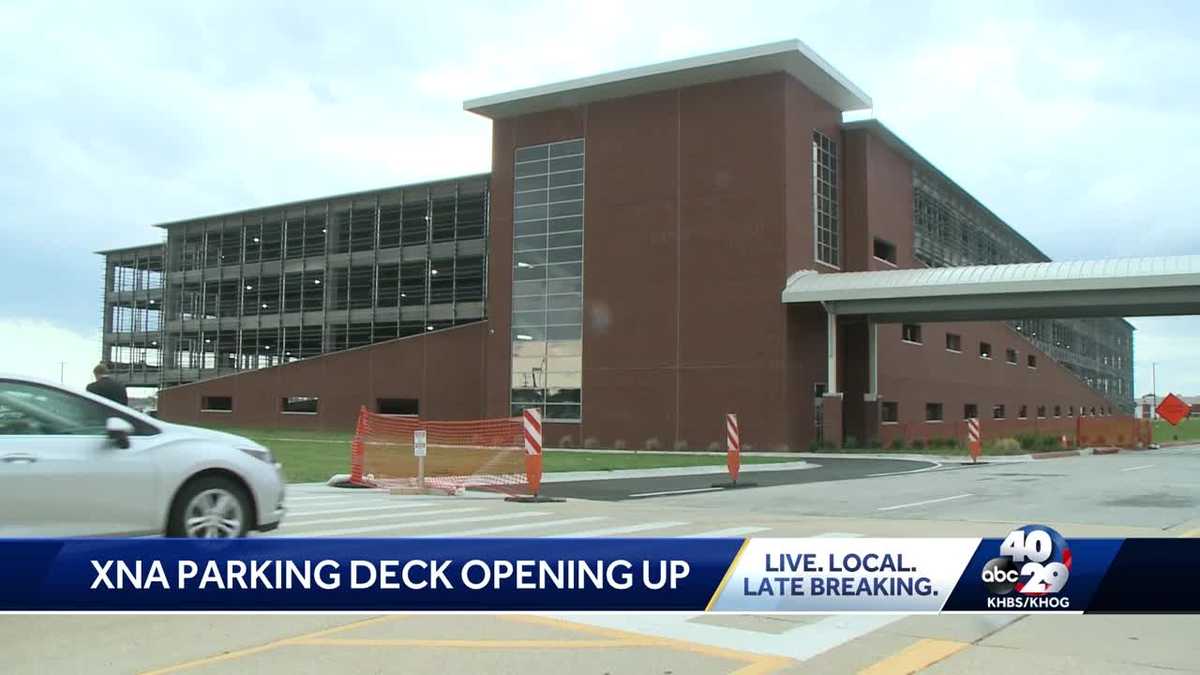 New XNA parking deck opens Wednesday