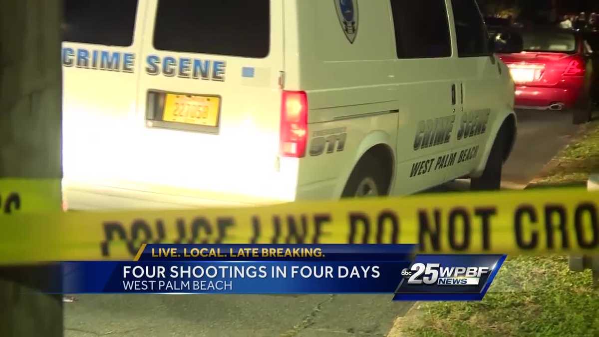 Four shootings in four days in West Palm Beach