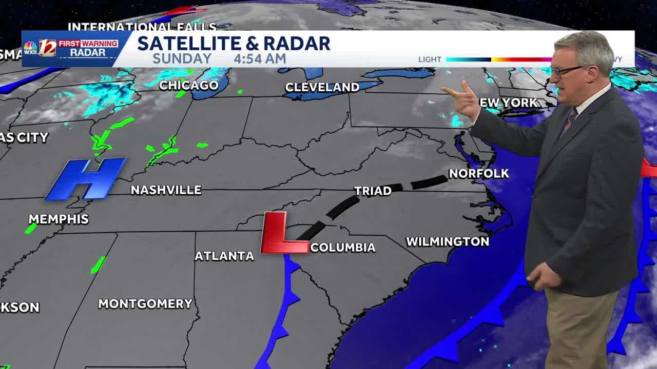 Cool start to a sunny Sunday | Warmer Triad temps soon return