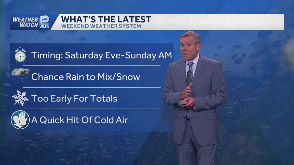 Weekend storm could bring first snow of season to SE Wisconsin