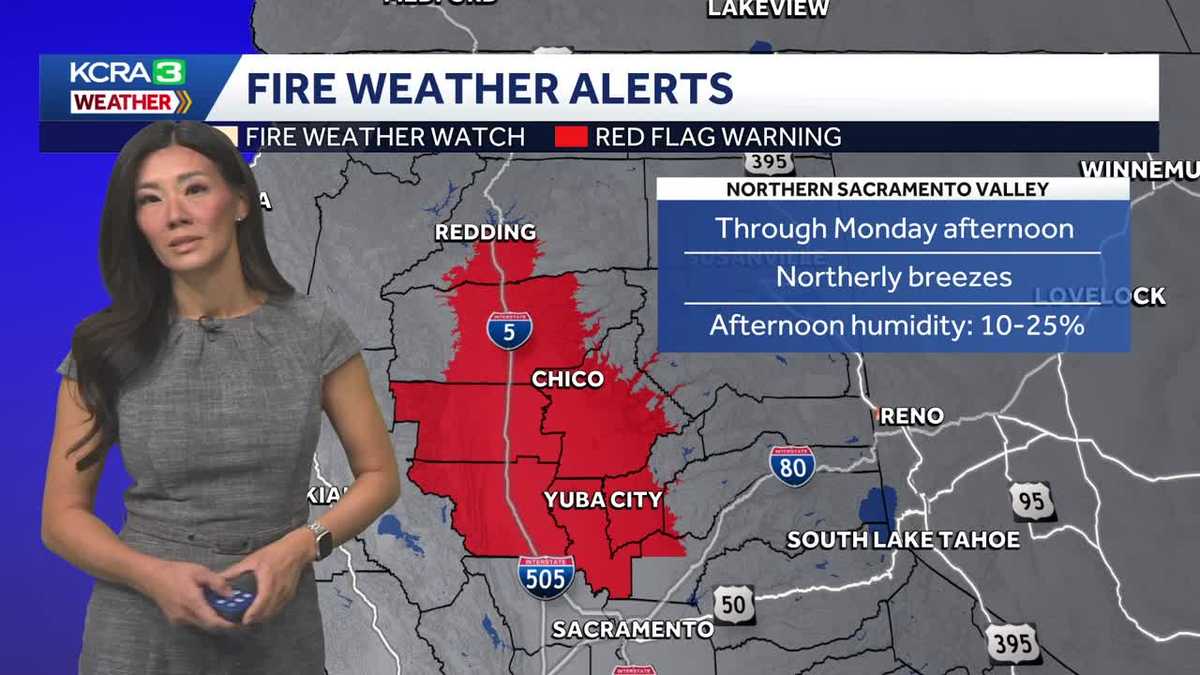 NorCal forecast: Breezy north winds keep fire danger elevated