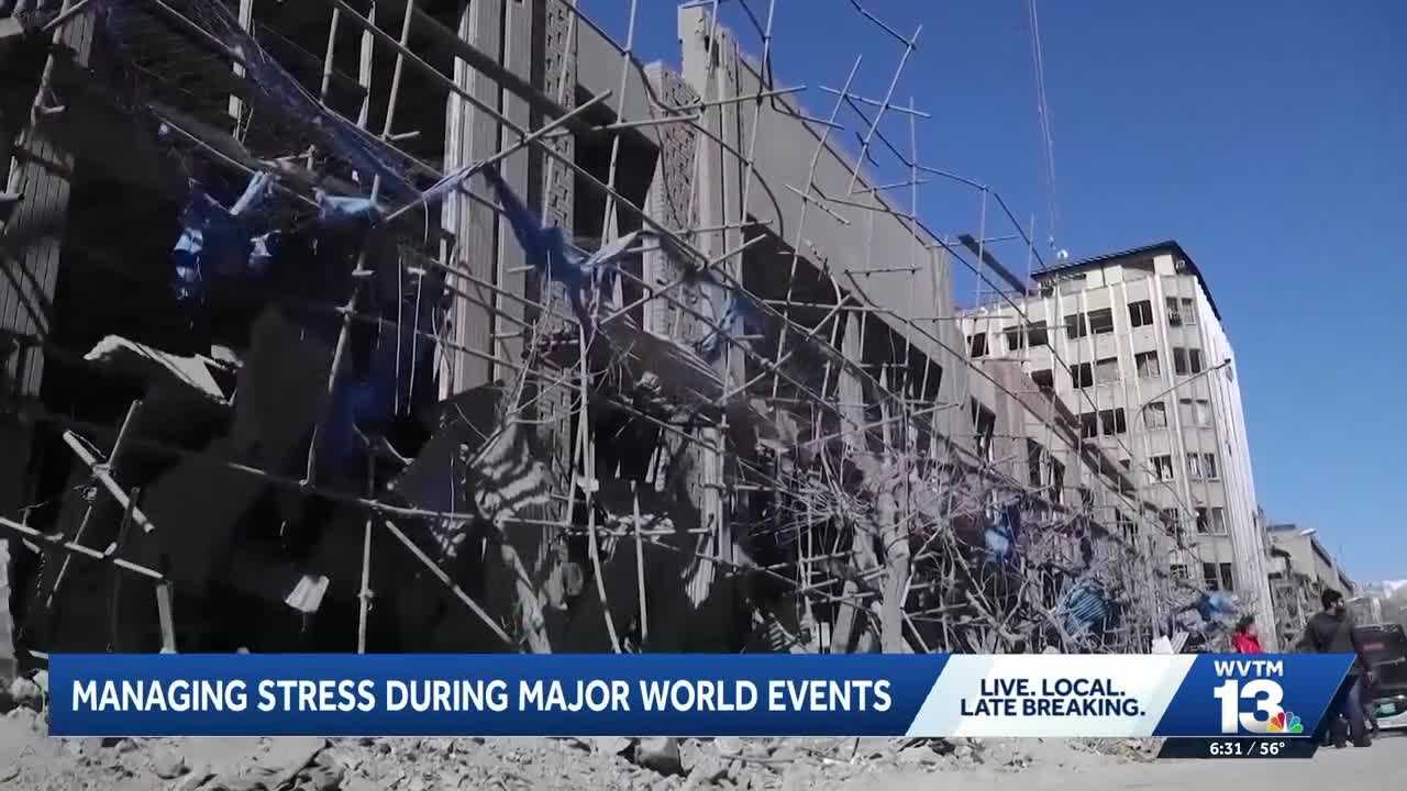 Expert advice on managing stress from global events