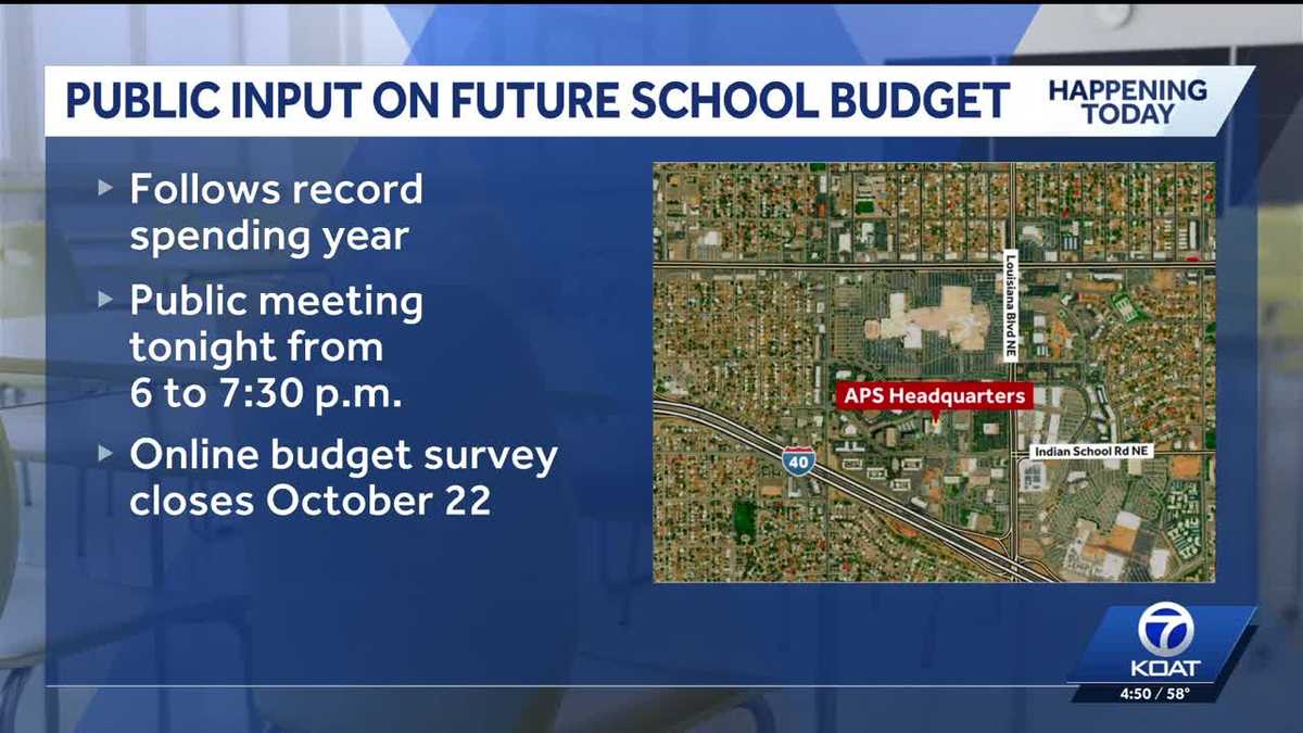 APS wants feedback on next year's budget