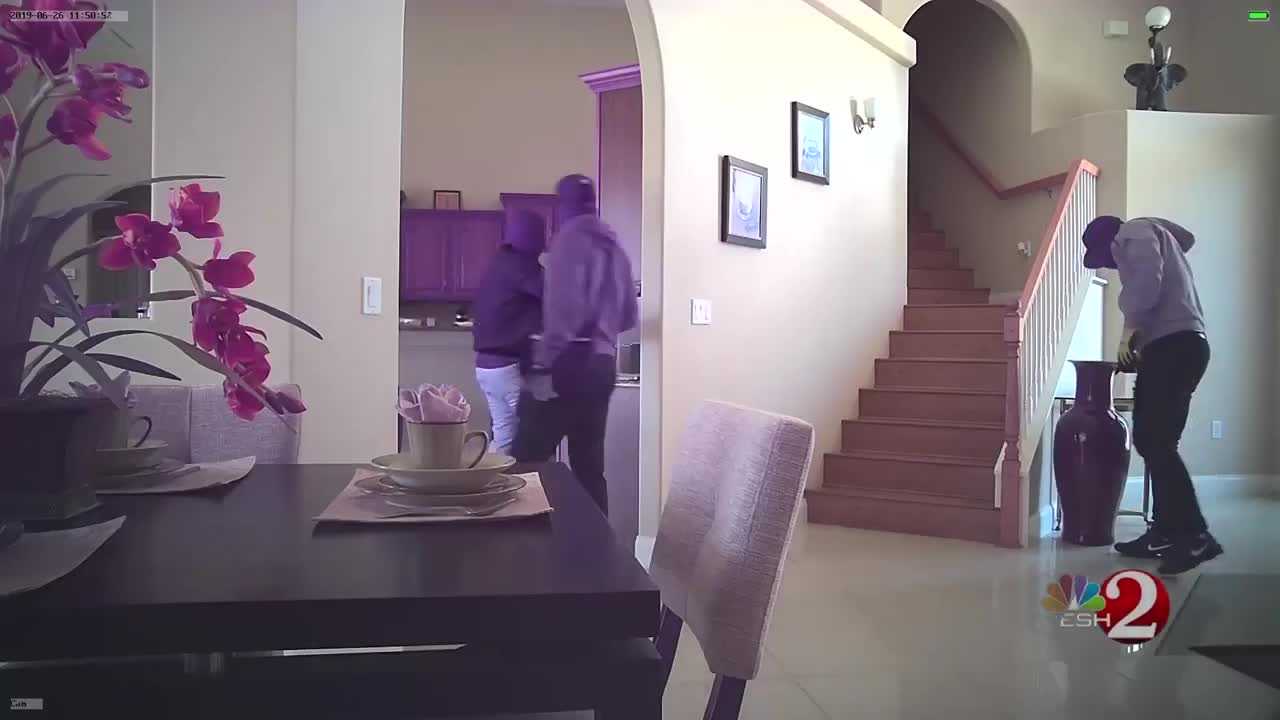 Burglars Caught On Camera Breaking Into, Ransacking Palm Coast Home