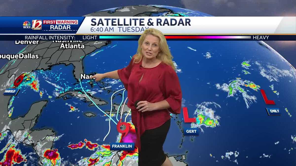 Hot & High Humidity Today, Less Humid Wednesday in North Carolina
