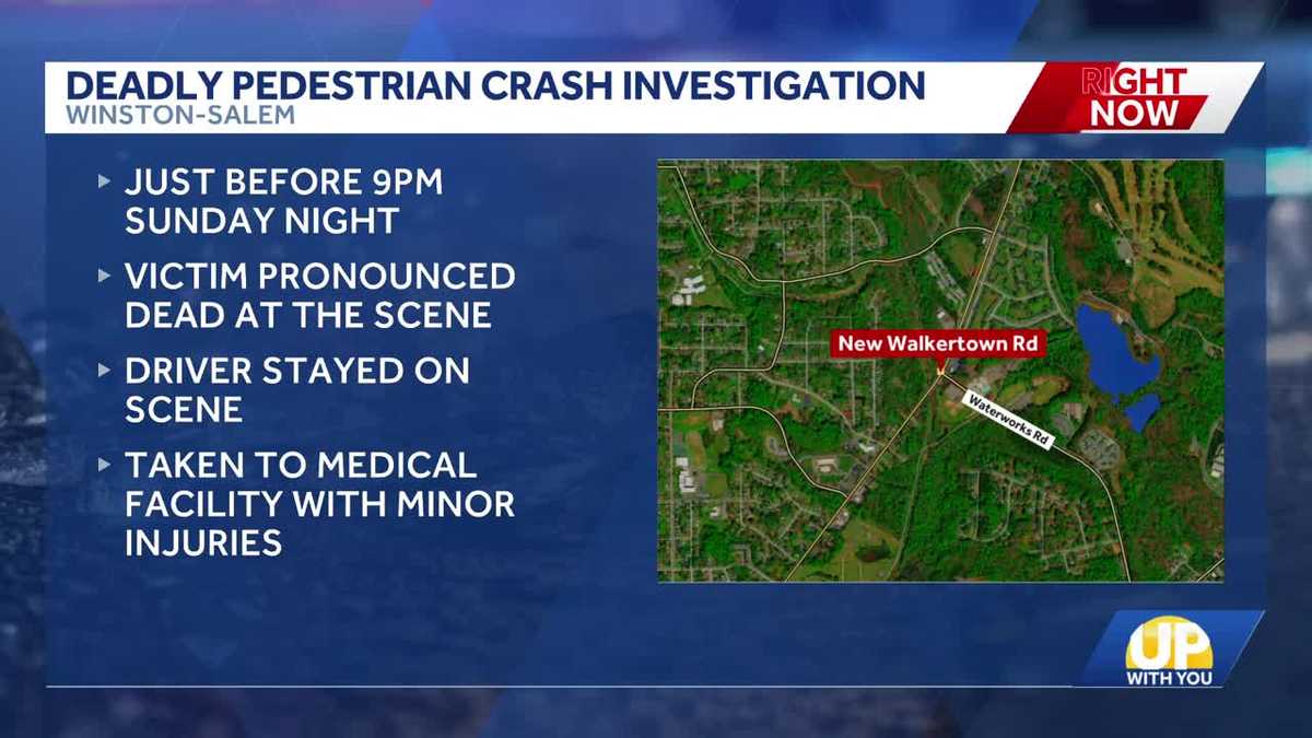Winston-Salem police: 75-year-old man hit, killed in crash