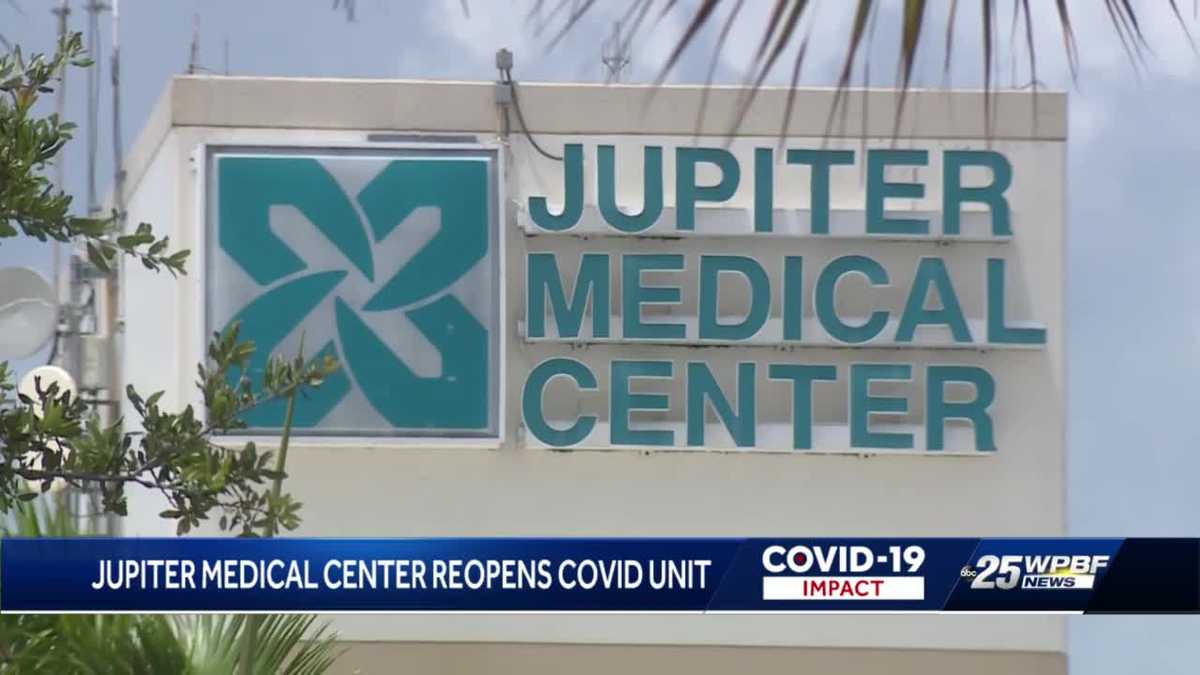 Jupiter Medical Center COVID patients more than quadruple in two weeks