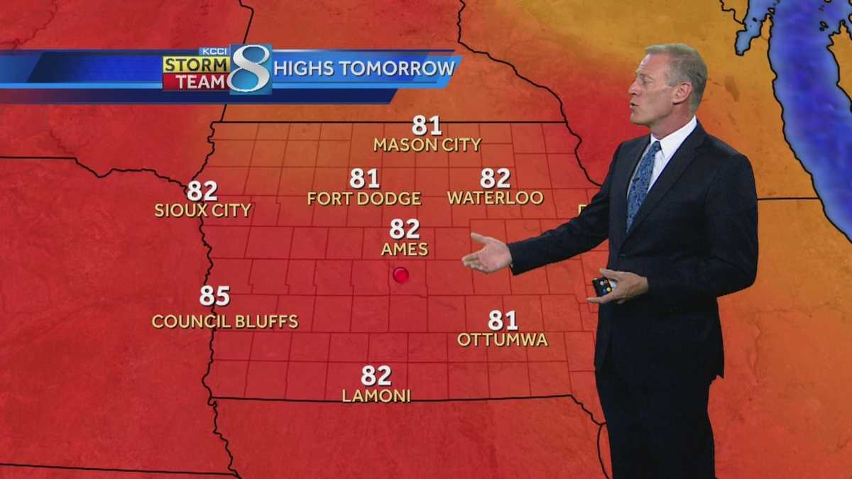 KCCI 8 video weather forecast