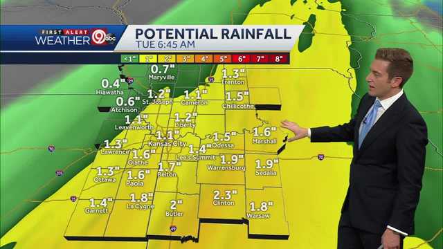 Widespread rain Monday - Vimarsana News