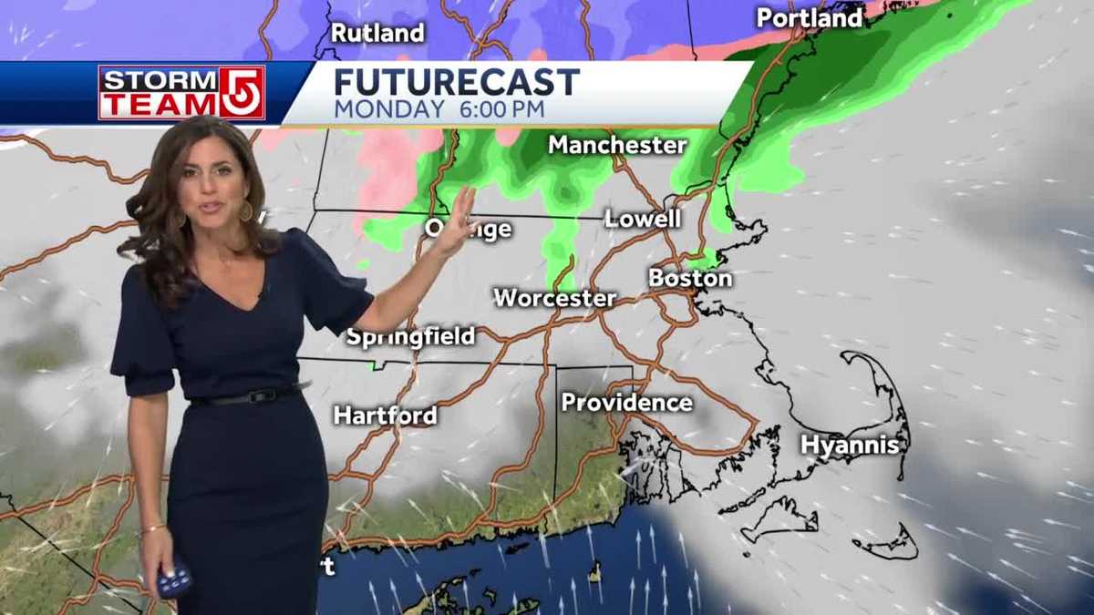 Video: Rain to change over to snow tomorrow