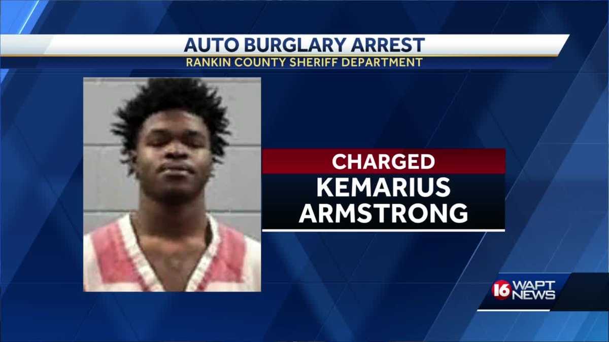 ﻿Arrest made in Rankin ﻿County auto burglaries
