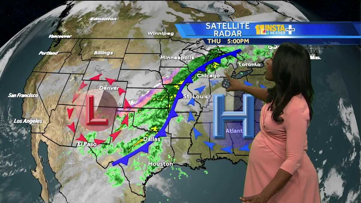 Mild weather to give way to rain
