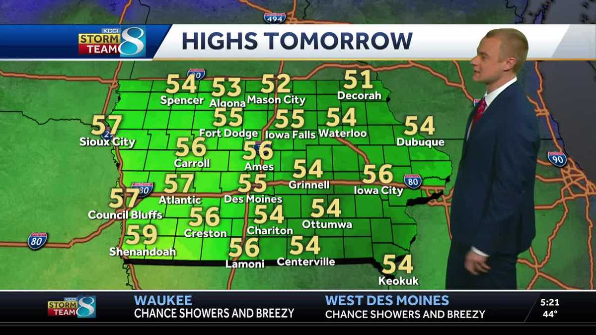Sunny and mild Tuesday with more rain in the forecast