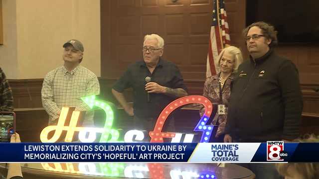 Lewiston sends message of hope to Ukraine - Vimarsana News