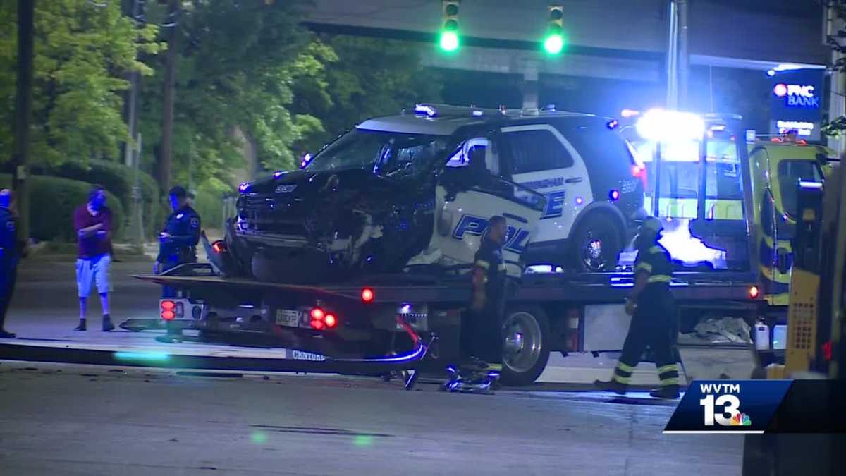 Birmingham police officer injured in crash while on duty