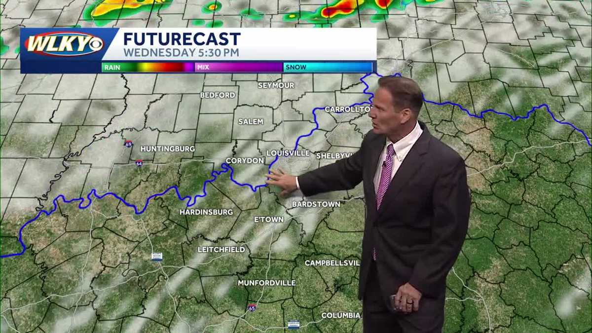 A warm Wednesday followed by rain chances