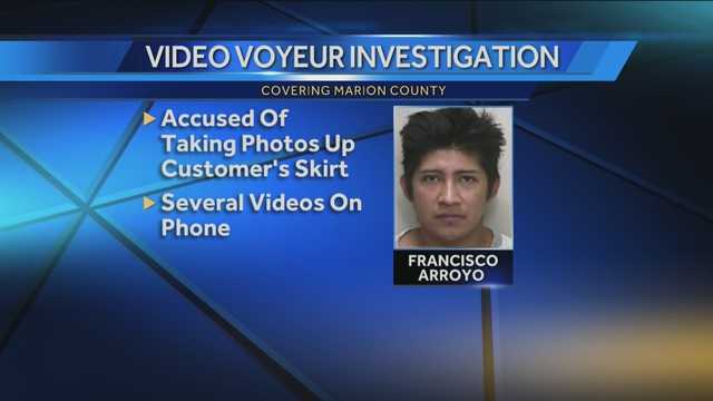 Man accused of video voyeurism