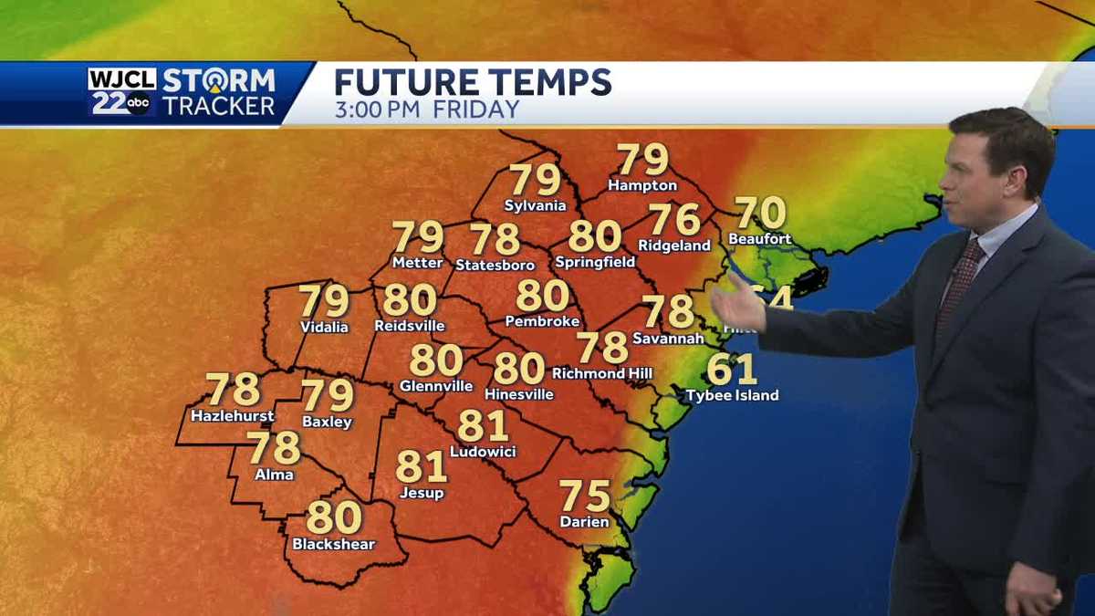 Warm today with showers late tonight, plus the weekend forecast
