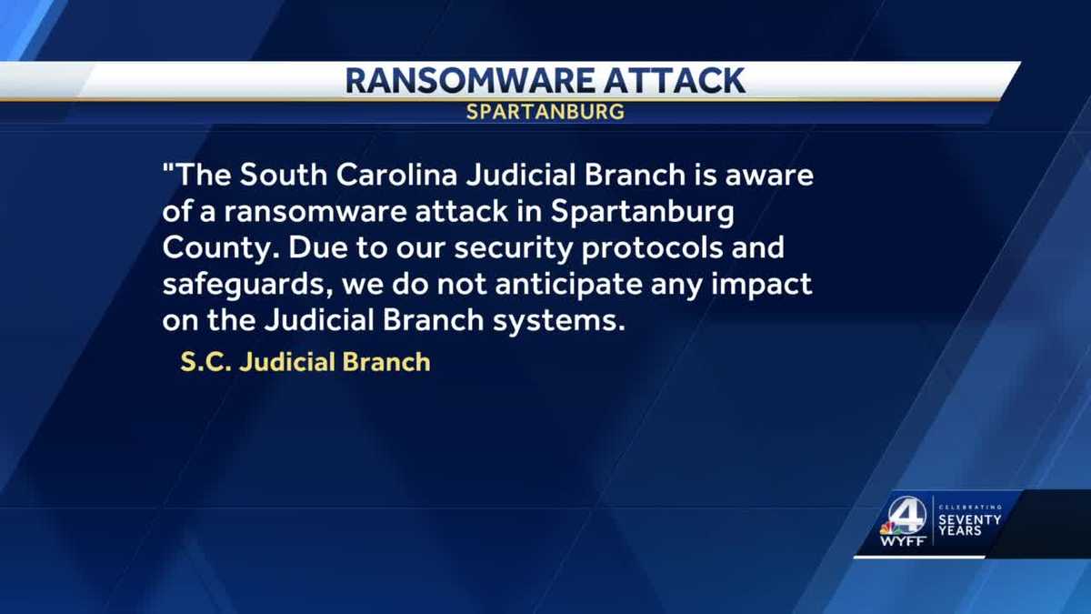 South Carolina: Ransomware attack Spartanburg County