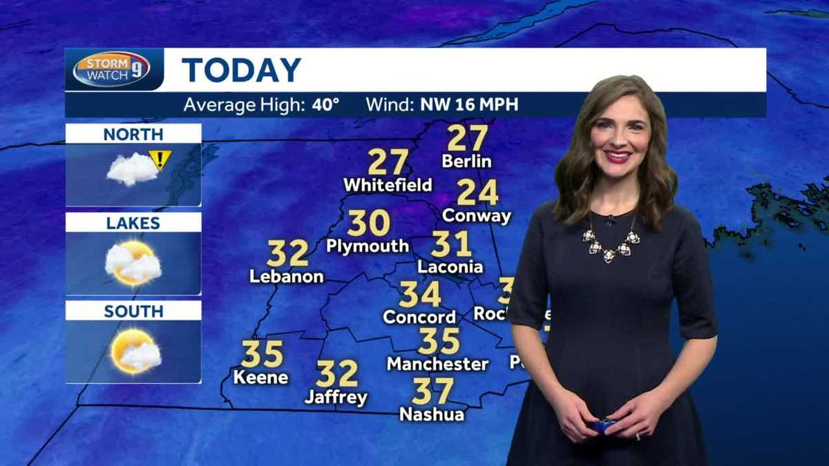 New Hampshire townbytown snow totals December 5, 2020