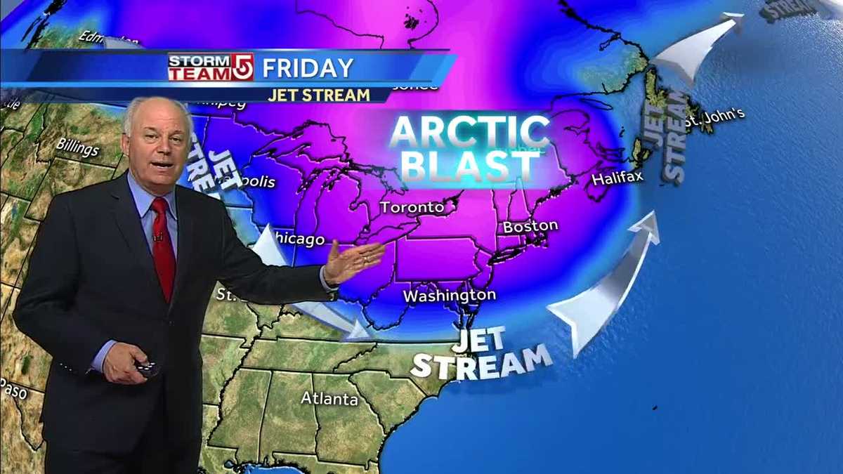 Video: Possible record-breaking cold due to arctic blast