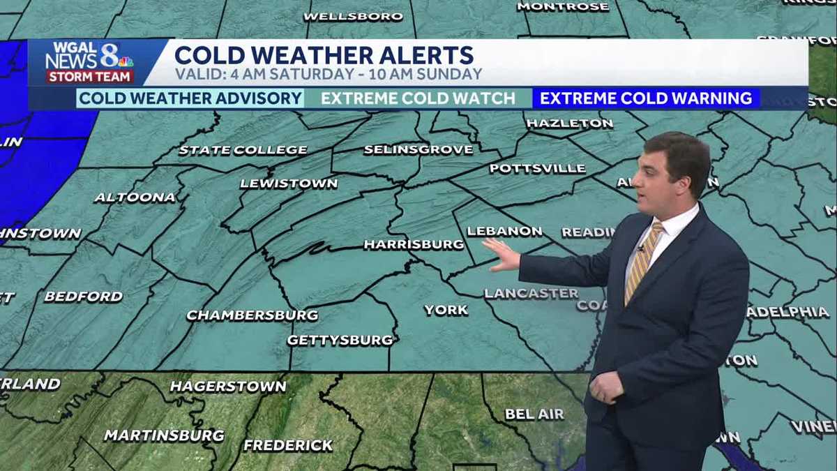 ALERT: Few Snow Showers Friday; Extreme Cold Watch Over The Weekend