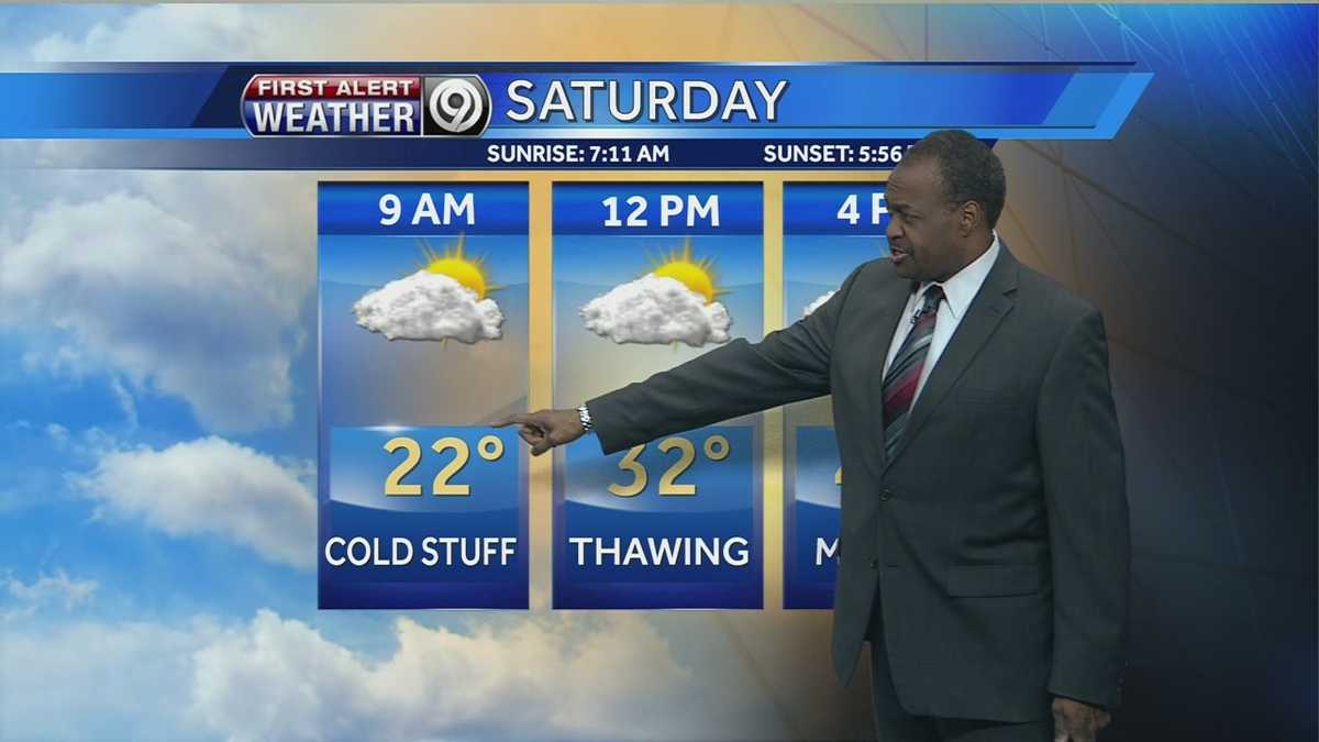 A nice warm up on the way for the weekend