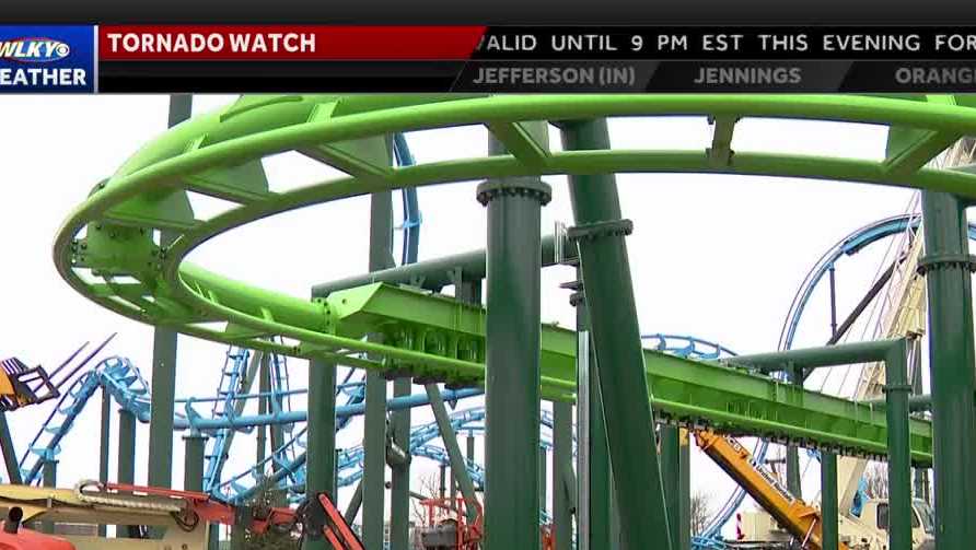 A sneak peek at Kentucky Kingdom's newest rollercoaster 'Flying Fox'