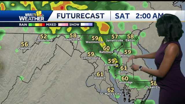 Scattered showers this evening, rain and high winds Saturday - Vimarsana News