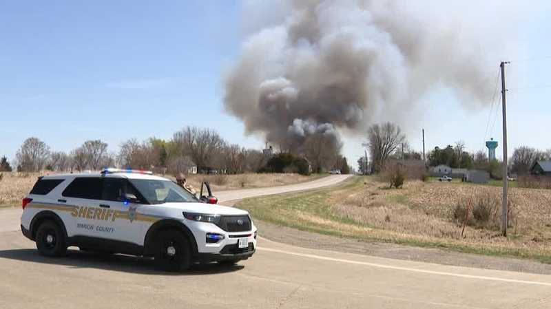 Update: Otley residents urged to evacuate or shelter in place due to ongoing fire, smoke