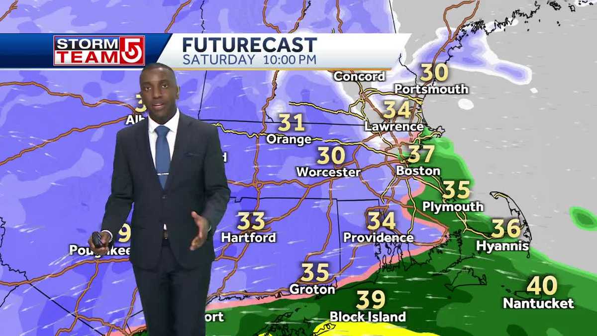 Video: 2 bursts of heavy snow before flash freeze