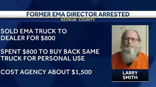 Former EMA director in Iowa charged with theft - Vimarsana News