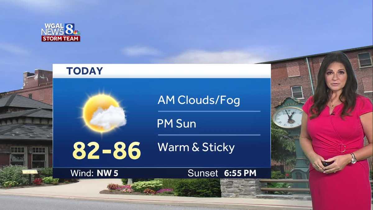 Clouds & fog give way to mostly sunny skies & very warm temperatures in ...