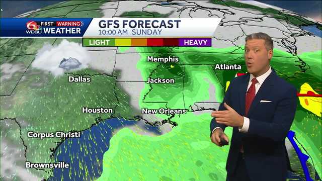 New Orleans forecast morning low high temp winds rain chances - Vimarsana News