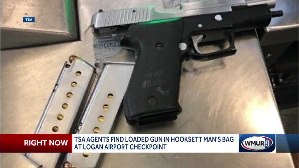 TSA agents find loaded gun in Hooksett man's bag at Logan Airport