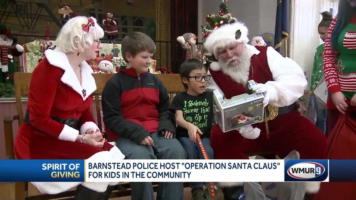 Barnstead police hand out toys to kids as part of Operation Santa Claus