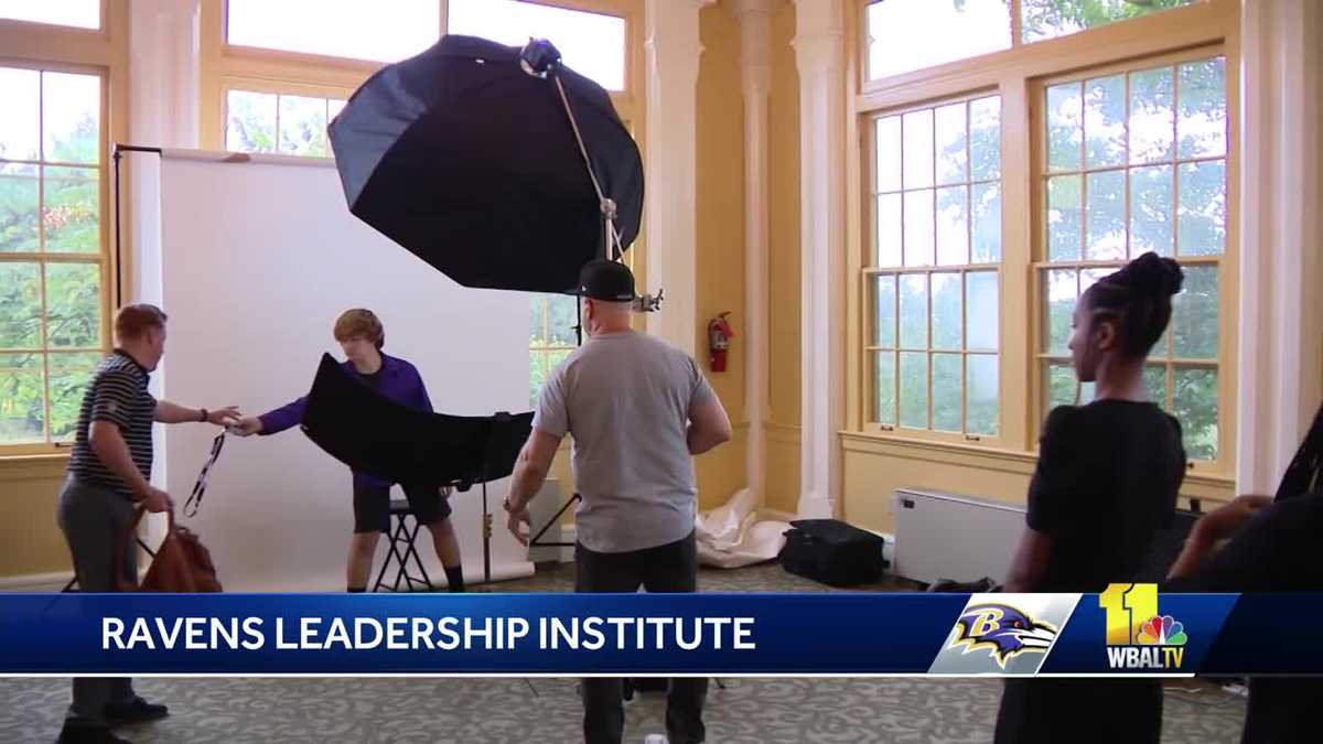 Students learn about building online brand from Ravens