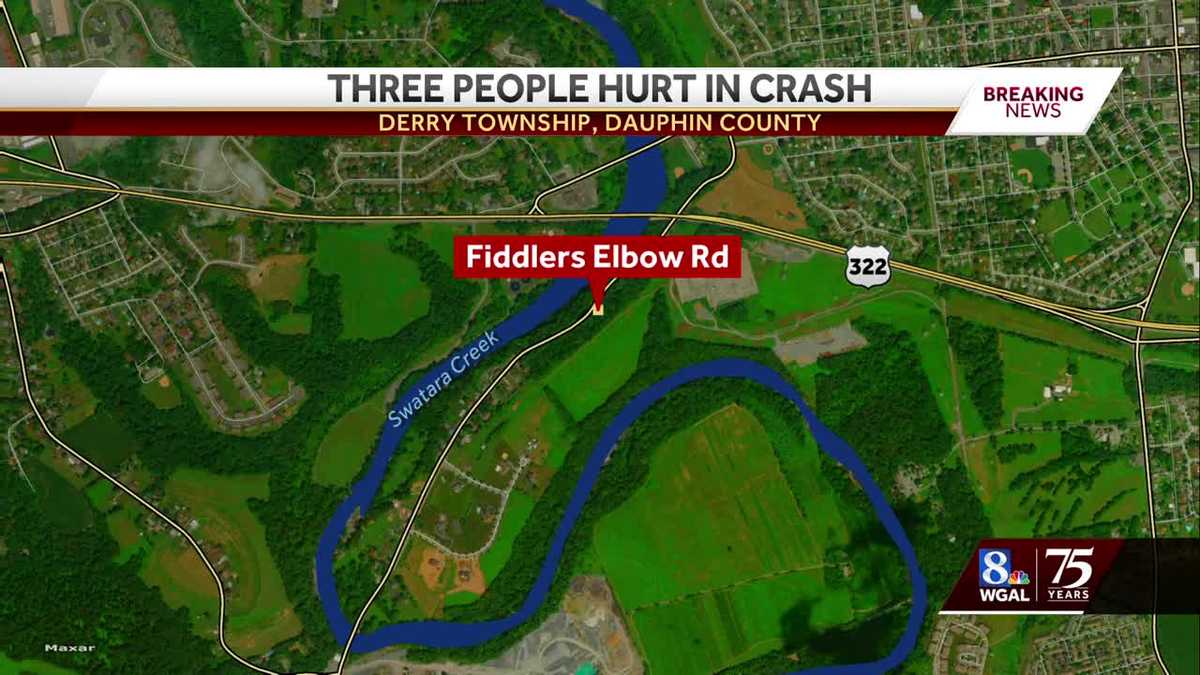 3 hospitalized after vehicle crashes into tree in Dauphin County, Pa.