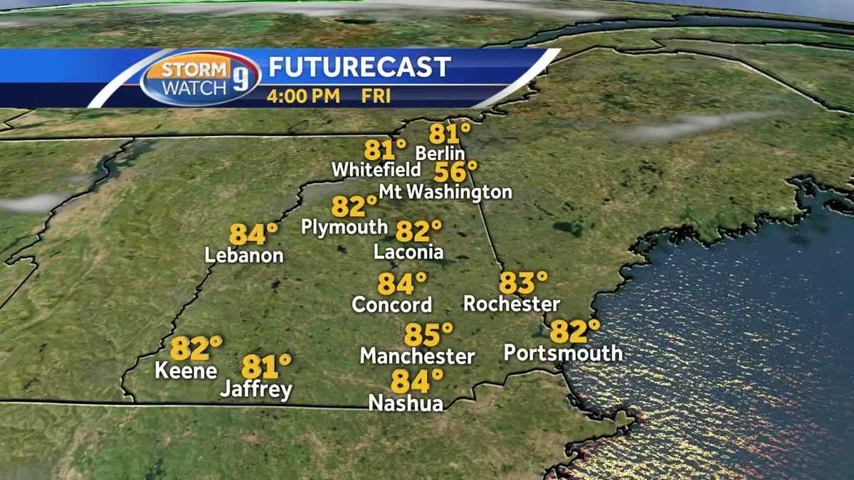 Weekend forecast: Gradual warming trend