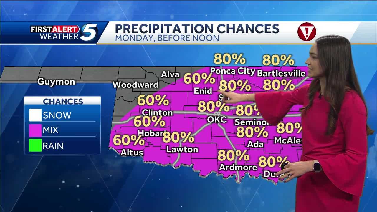 FORECAST: Still Below Freezing Ahead Of Ice Tomorrow