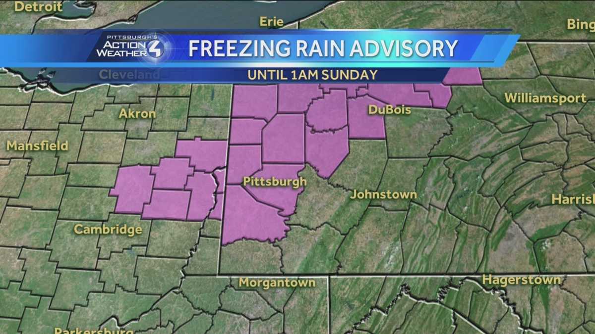 Freezing rain advisory