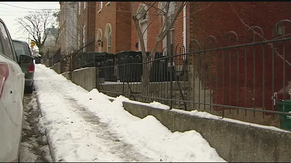 Icy sidewalks Who is responsible?