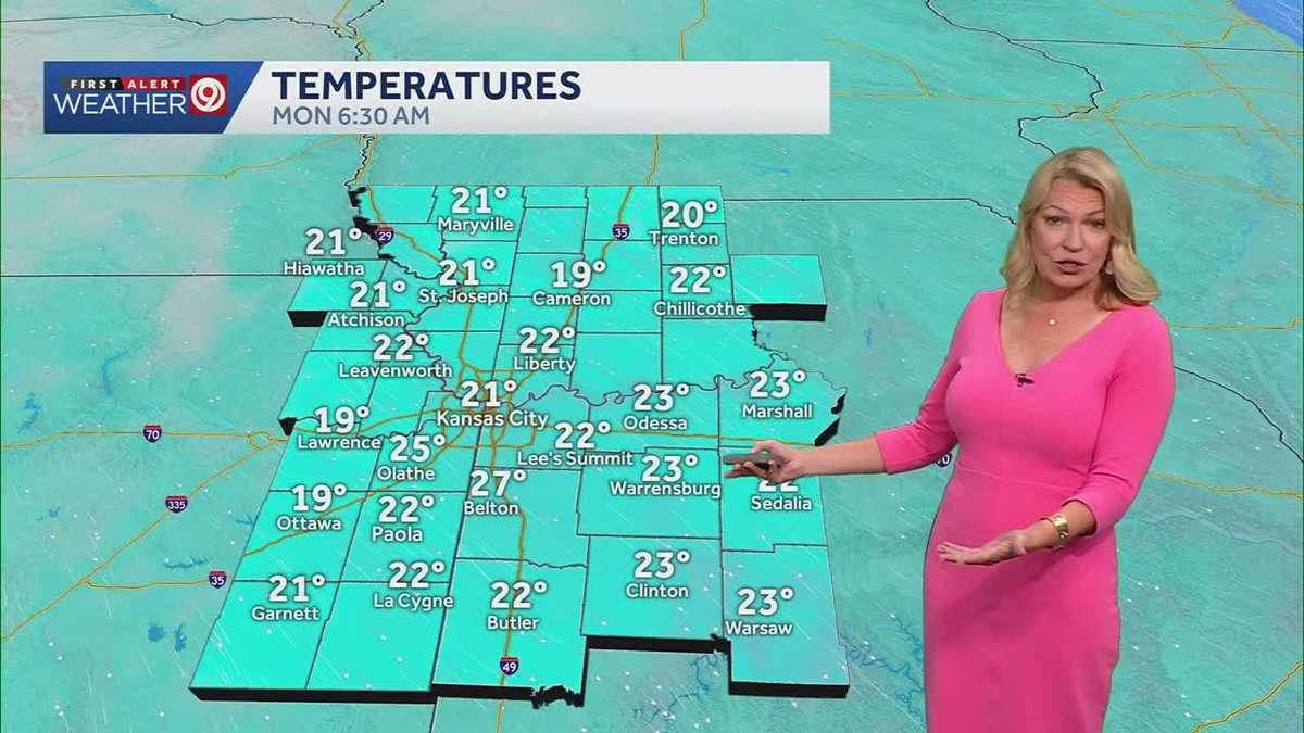 Cold today. Warmer this week.