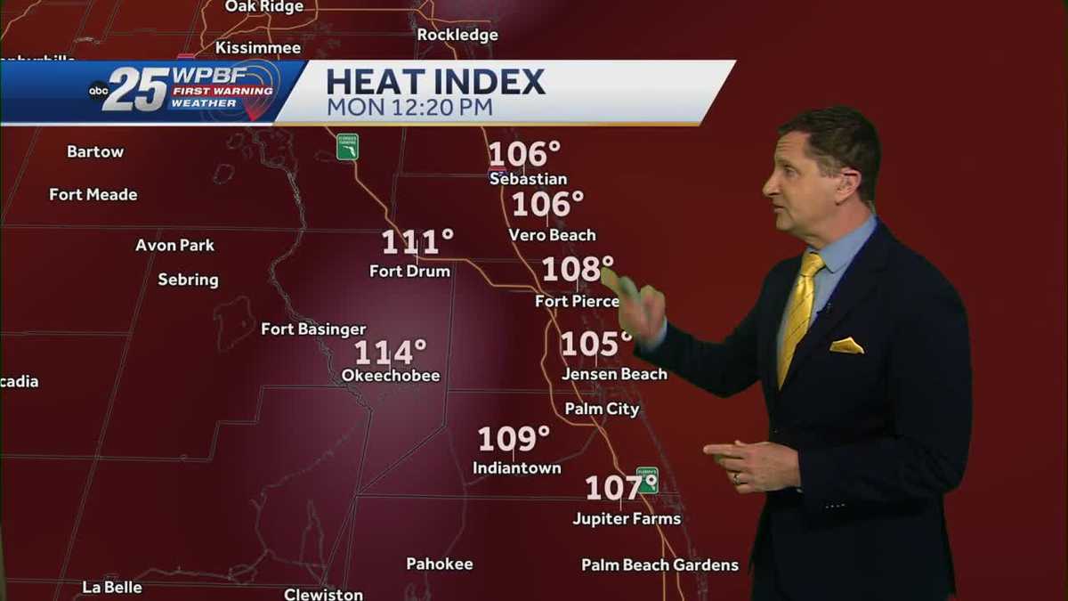 The heat continues