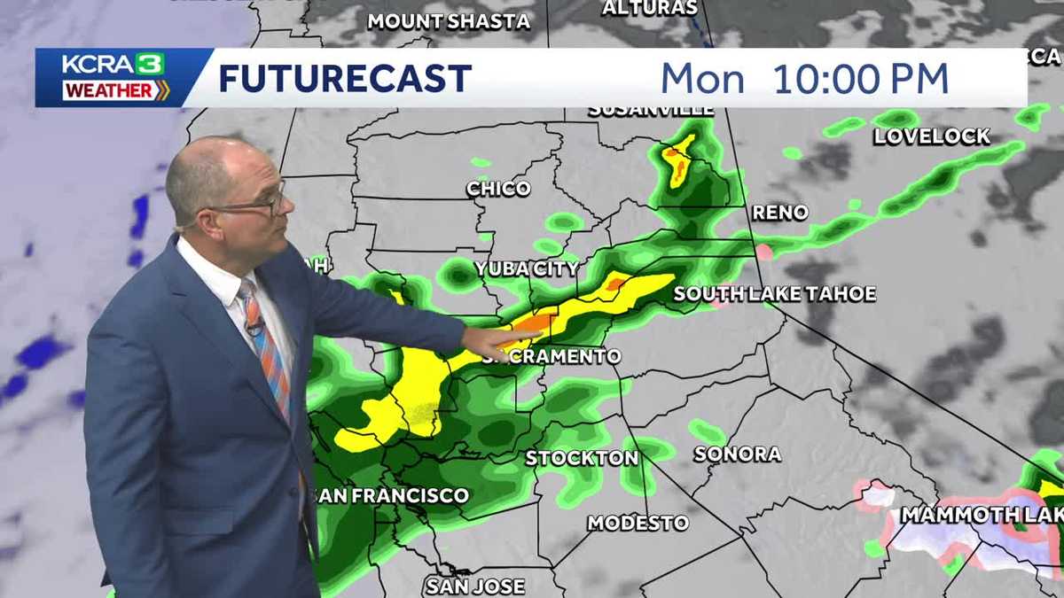 Northern California forecast: Rain to increase on Monday evening