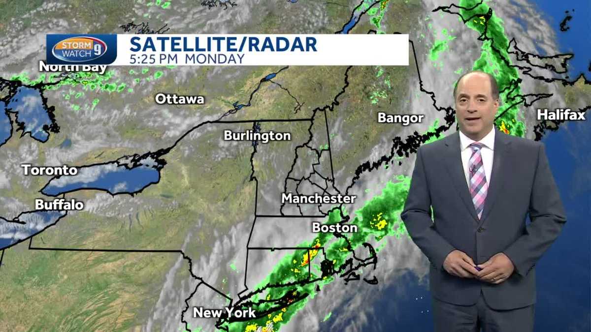 Update: Drier air moves in after rain