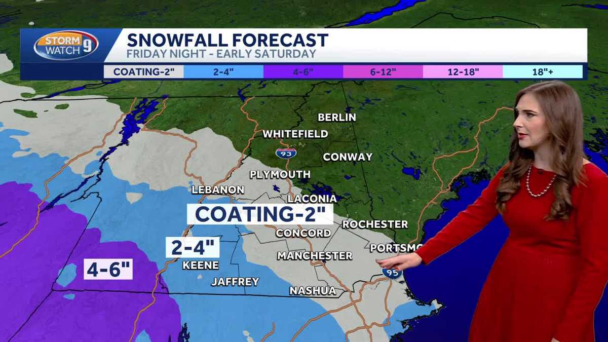 Light snow possible for some to start holiday travel weekend