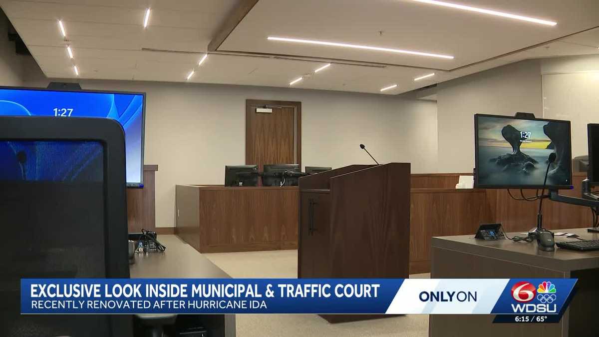 Exclusive look inside the newly renovated New Orleans Municipal and Traffic Court